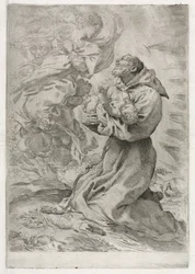 De visioen van St. Franciscus van Assisi, 1590