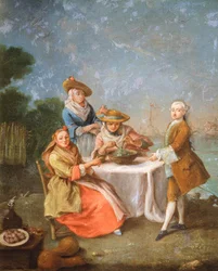 In tuinen van de riviermonding