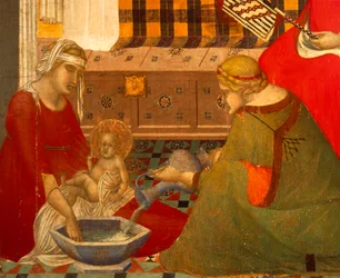 Geboorte van de Maagd Maria (detail)