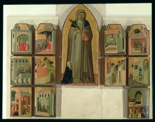 Scènes uit het Leven van de Zalige Nederigheid, c.1341 (tempera op paneel)