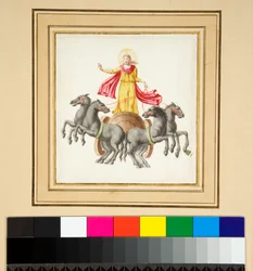 Kopie van een mozaïek in Vigna Moroni