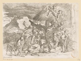 Aanbidding door de herders