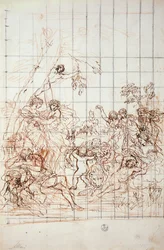 Studie voor de Gouden Eeuw fresco