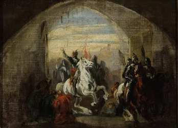 De intocht van Boleslaw de Dappere in Kiev