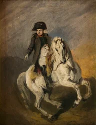 Napoleon op een grijs paard