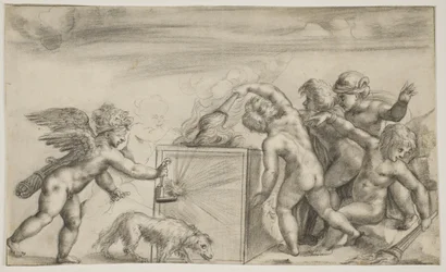 Allegorie van blinde liefde