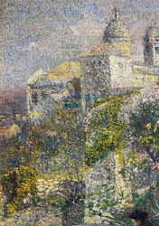 April ochtend in Ligurië of Olijven in Albaro