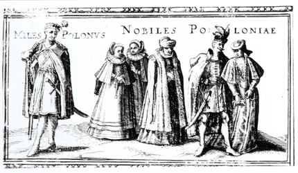 Poolse adel (gravure)