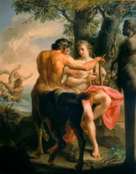 Achilles en de Centaur Chiron
