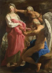 De Tijd beveelt de Ouderdom de Schoonheid te vernietigen, 1746