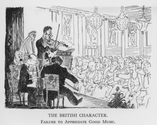 Het Britse karakter, onvermogen om goede muziek te waarderen