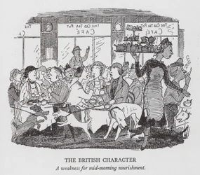Het Britse Karakter, Een zwakte voor mid-ochtend voeding