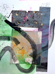 Abstracte groene wervelingen