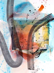 Kleurrijke abstracte bewegingen