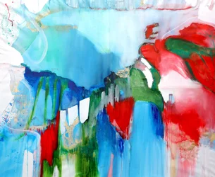 Levendige abstracte stroming