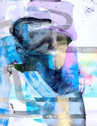 Levendige abstracte stroming