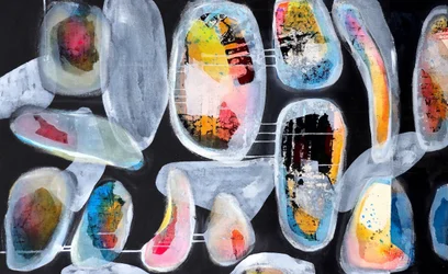 Levendige abstracte vormen