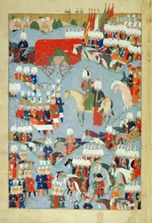 Jan II, koning van Portugal, uit het Boek van Jan II bekend als het Boek van de Leden van de Orde van Sint Jacobus
