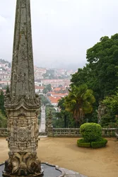 Santuário de Nossa Senhora dos Remédios obelisk, Lamego, Portugal