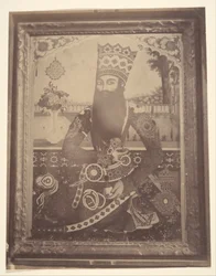 [Fath-Ali Shah, Schilderij dat Ooit Behoorde tot Hmah [] Saula, Oom van de Koning]
