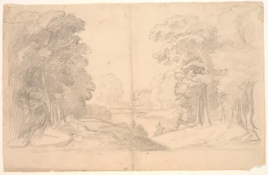 Landschap met bomen