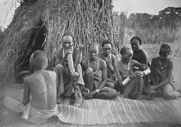 Ba-Bisa mensen van nabij het Bangweulu-meer: Oost-Afrikaanse Bantu, 1902