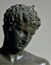 Griekse kunst: bronzen standbeeld van de 