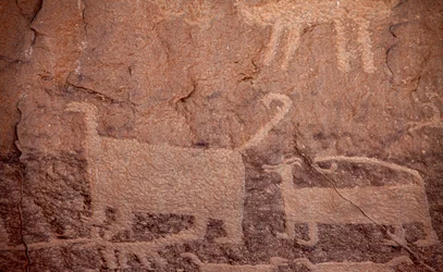 Rotstekeningen, Chaco Culture National Historical Park, 2014