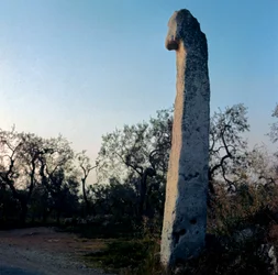 Prehistorie: De monnik. Menhir uit het neolithicum (6000-3000 v.Chr.)