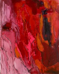 Levendig rood abstract