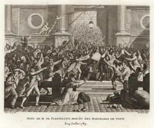 De dood van Jacques de Flesselles