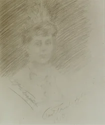 Portret van Maria Bakhmet