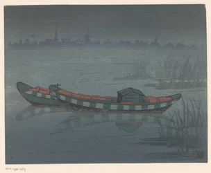 Twee roeiboten