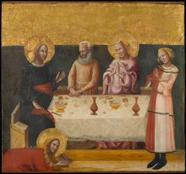 Maria Magdalena wast de voeten van Christus