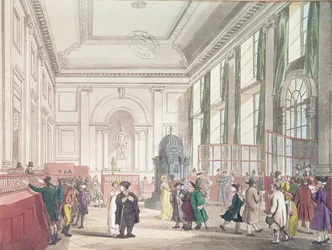 Bank of England, Grote Hal, uit Ackermann