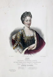 Portret van Prinses Charlotte van Brunswick-Wolfenbüttel 1694-1715, vrouw van Tsarevitsj Alexei Petrovitsj