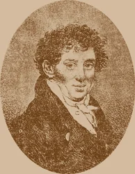 Portret van de componist en gitarist Andrei Osipovich Sychra 1773-1850, 1817
