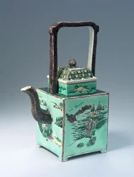 Grote Famille Verte theepot, Kangxi-periode (1662-1722)