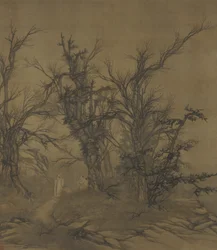 Verheven geleerde in herfstbossen, 1730s-1740s