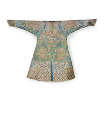 Celadon zijden hofjurk voor een keizerlijke prinses, Jifu, China