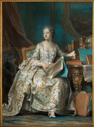 Pompadour, markiezin van (Jeanne Antoinette Poisson) (schilderij)