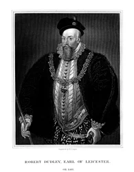 Robert Dudley, 1e graaf van Leicester, favoriet van koningin Elizabeth I van Engeland, 1823.