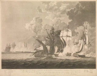 Nederlaag van het Franse en Italiaanse squadron