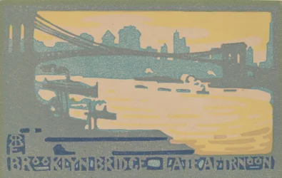 Brooklyn Bridge Laat in de Middag