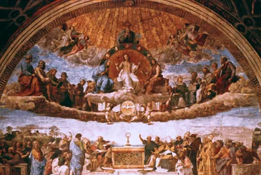 De disputatie over het Heilige Sacrament, 1508-1509