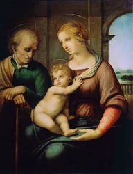 De Heilige Familie, of Madonna met de baardloze Jozef
