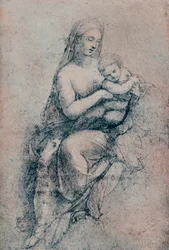 De Maagd en het Kind, studie voor de Madonna di Foligno, ca. 1511