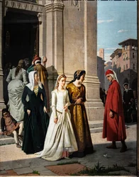 Dante ontmoet Beatrice