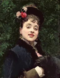 Aline Masson, het model van de kunstenaar