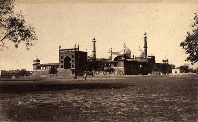 Jama Masjid Moskee, Delhi, 1886